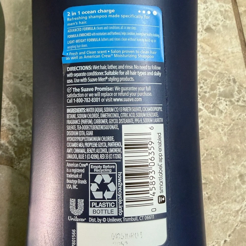 Method Men Juniper Sage Shampoo and Bonus Suave Shampoo